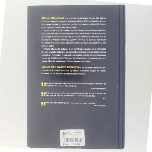 Mænd der hader kvinder af Stieg Larsson (Bog)