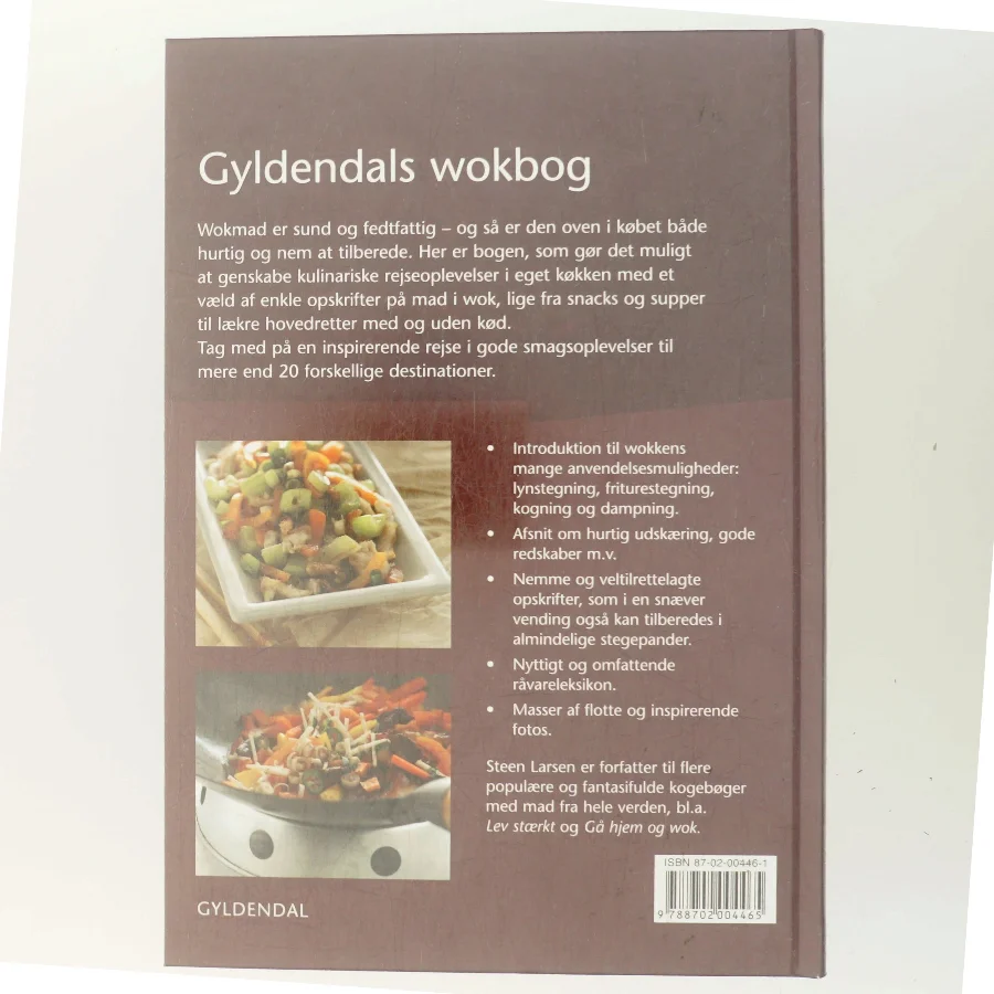 Gyldendals wokbog af Steen Larsen (f. 1946) (Bog)