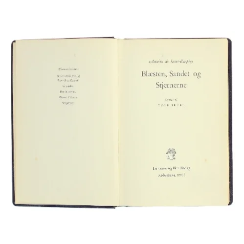 Blæsten, Sandet og Stjernerne af Antoine de Saint-Exupéry (Bog)