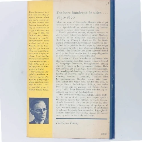 Danmarks Historie 11 – Folkestyrets fødsel 1830-1870 af Roar Skovmand (Bog)