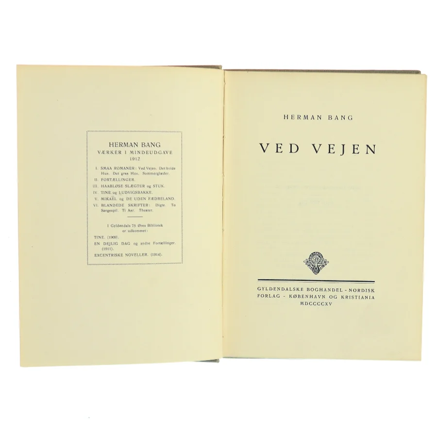 Ved vejen af Herman Bang (Bog)
