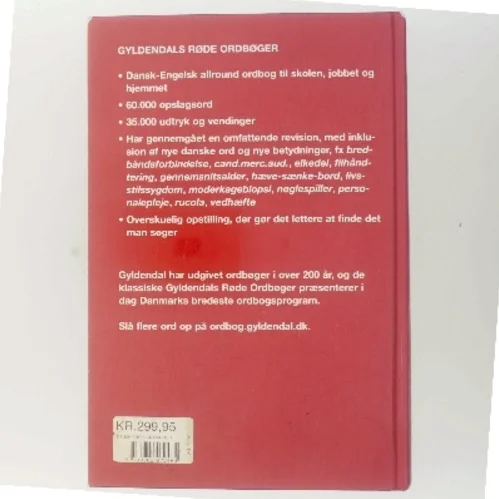 Gyldendal's Red Danish-English Dictionary (Hardback) af Jens Axelsen (Bog)