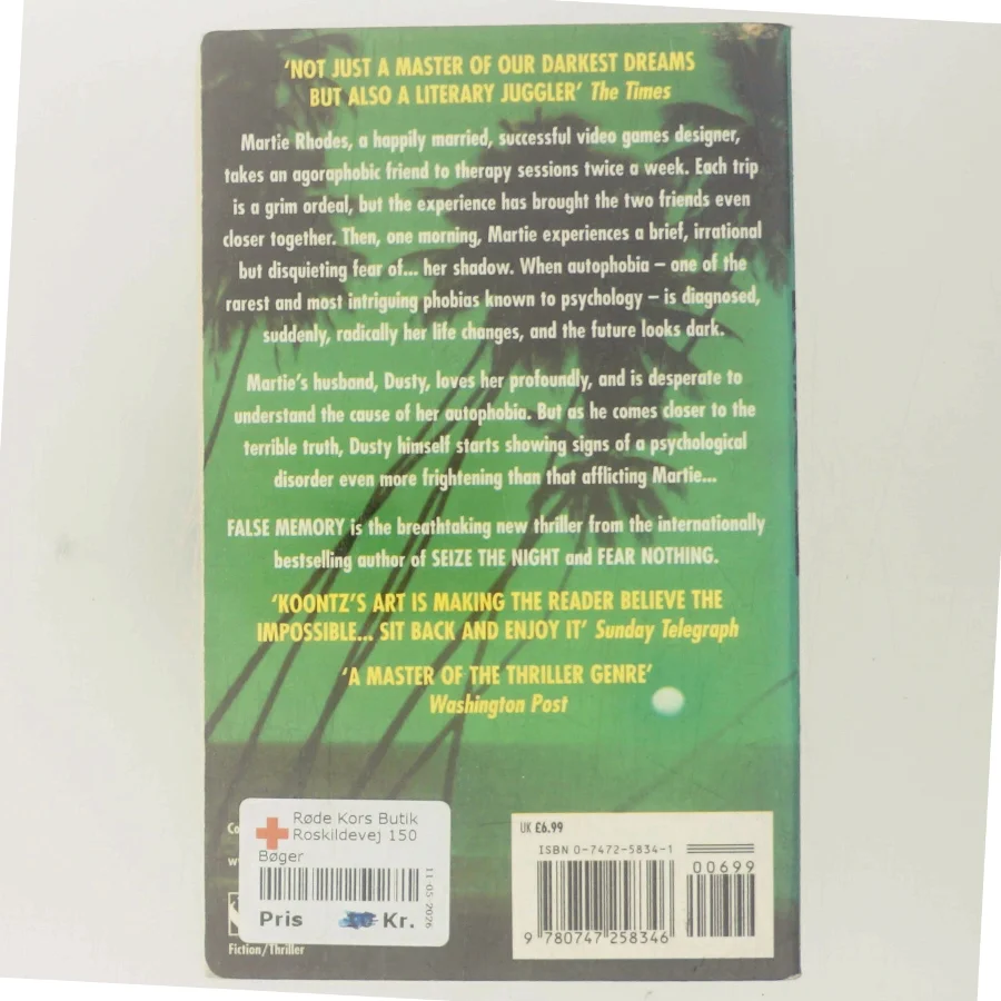 False Memory af Dean Koontz (Bog)