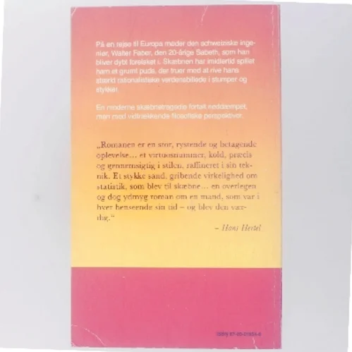 Homo Faber af Max Frisch (Bog)