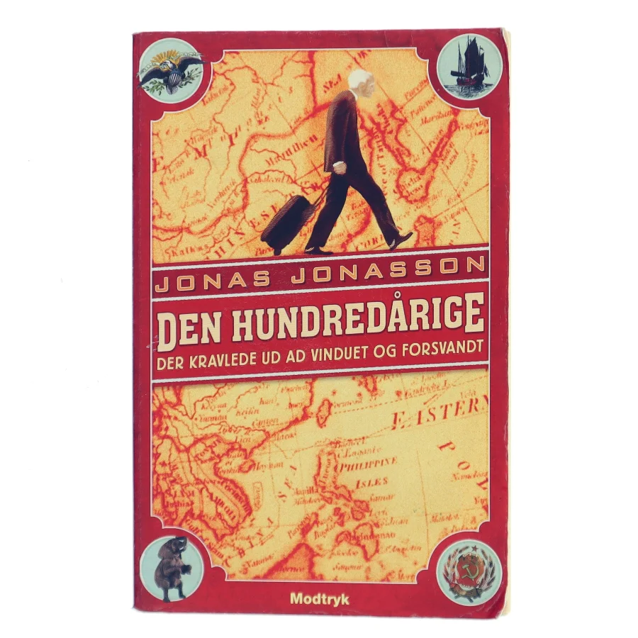 Den hundredårige der kravlede ud af vinduet og forsvandt af Jonas Jonasson (Bog)