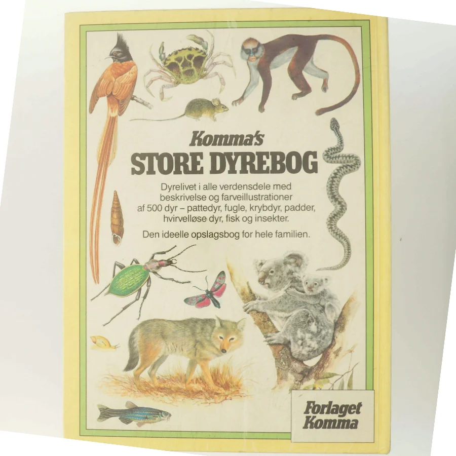 Kommas store dyrebog af Komma (Bog)