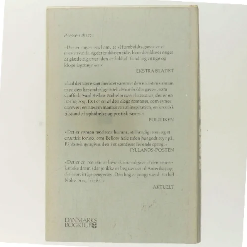 Humboldts gave af Saul Bellow (Bog)