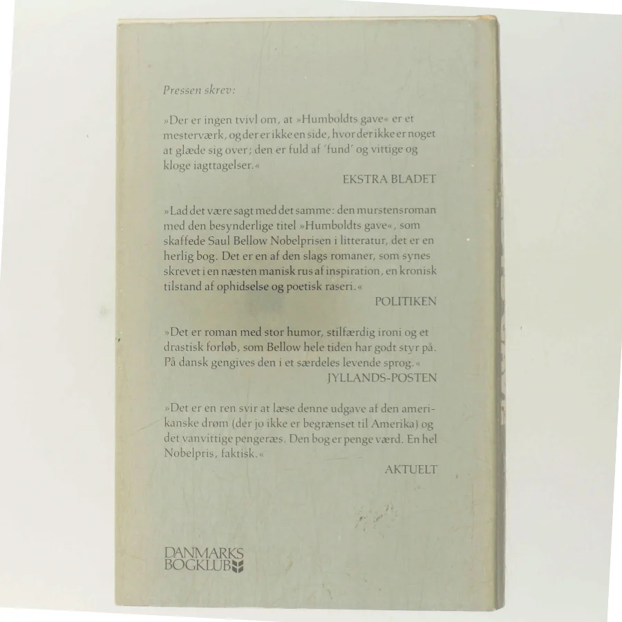 Humboldts gave af Saul Bellow (Bog)