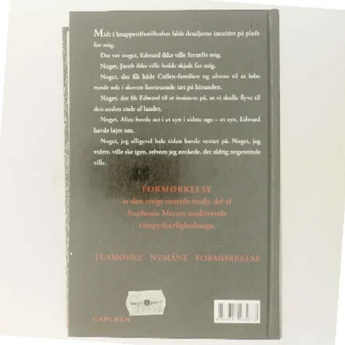 Formørkelse af Stephenie Meyer (Bog)