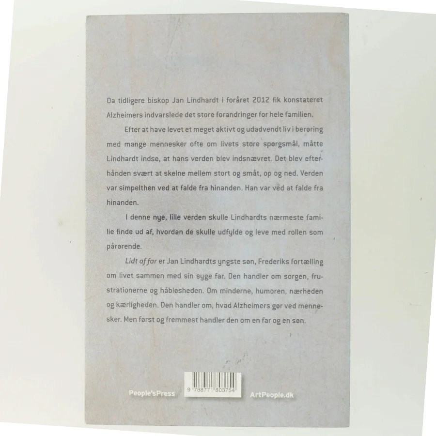 Lidt af far af Frederik Lindhardt (f. 1989) (Bog)