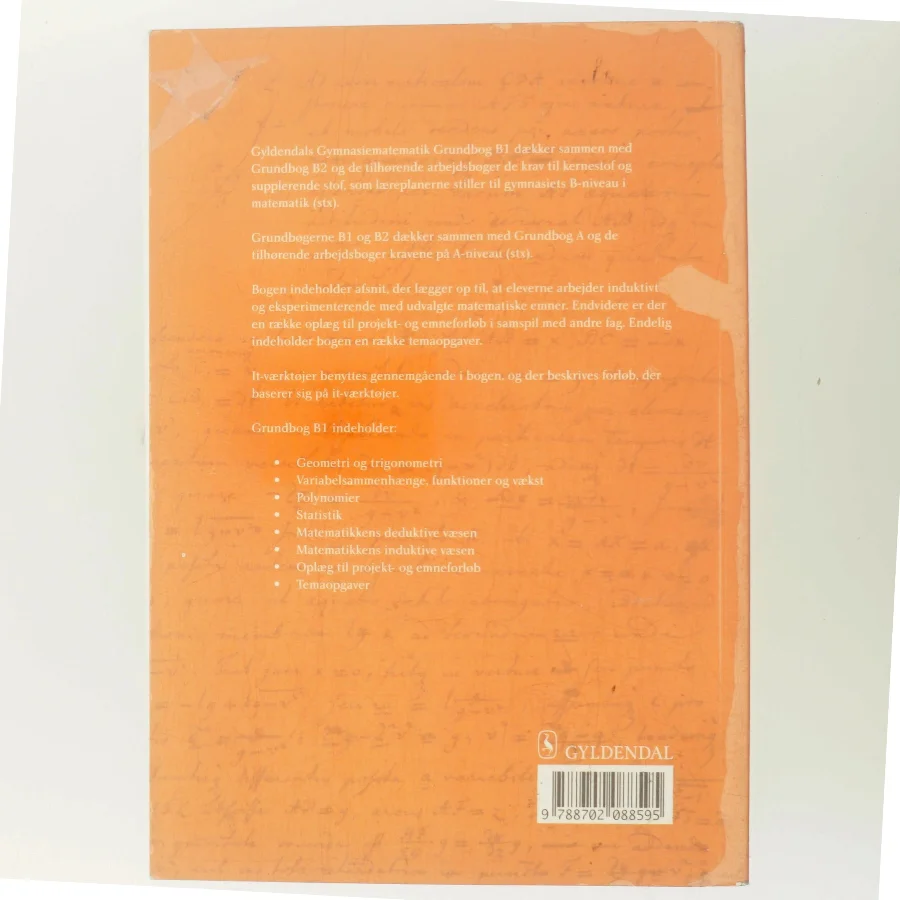 Gyldendals Gymnasiematematik Grundbog B1 (Bog)
