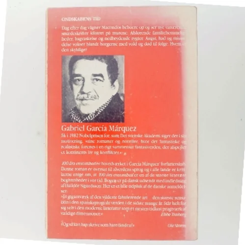 Ondskabens tid af Gabriel García Márquez (Bog)