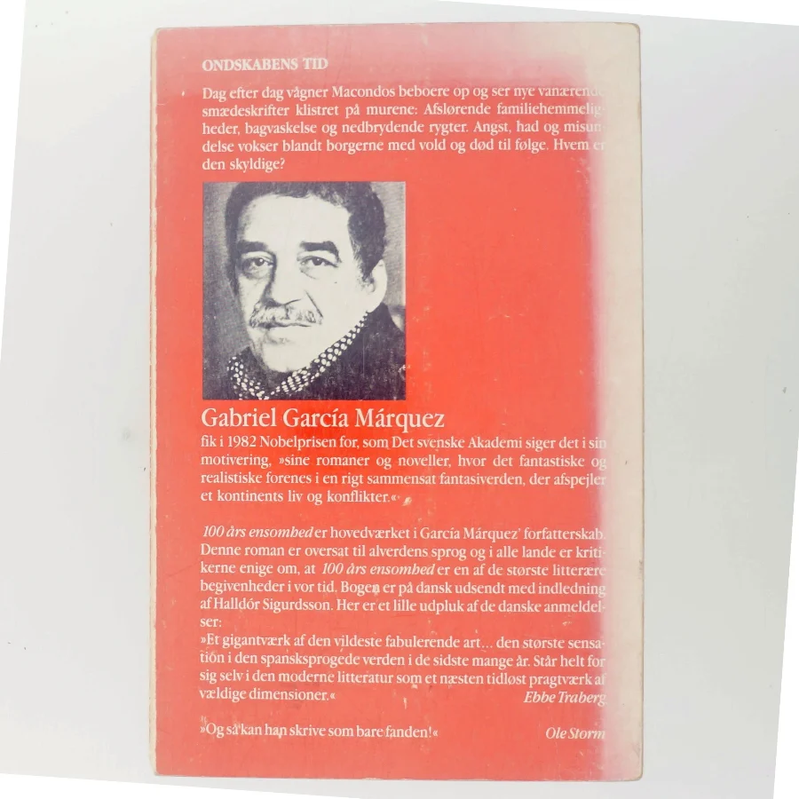 Ondskabens tid af Gabriel García Márquez (Bog)