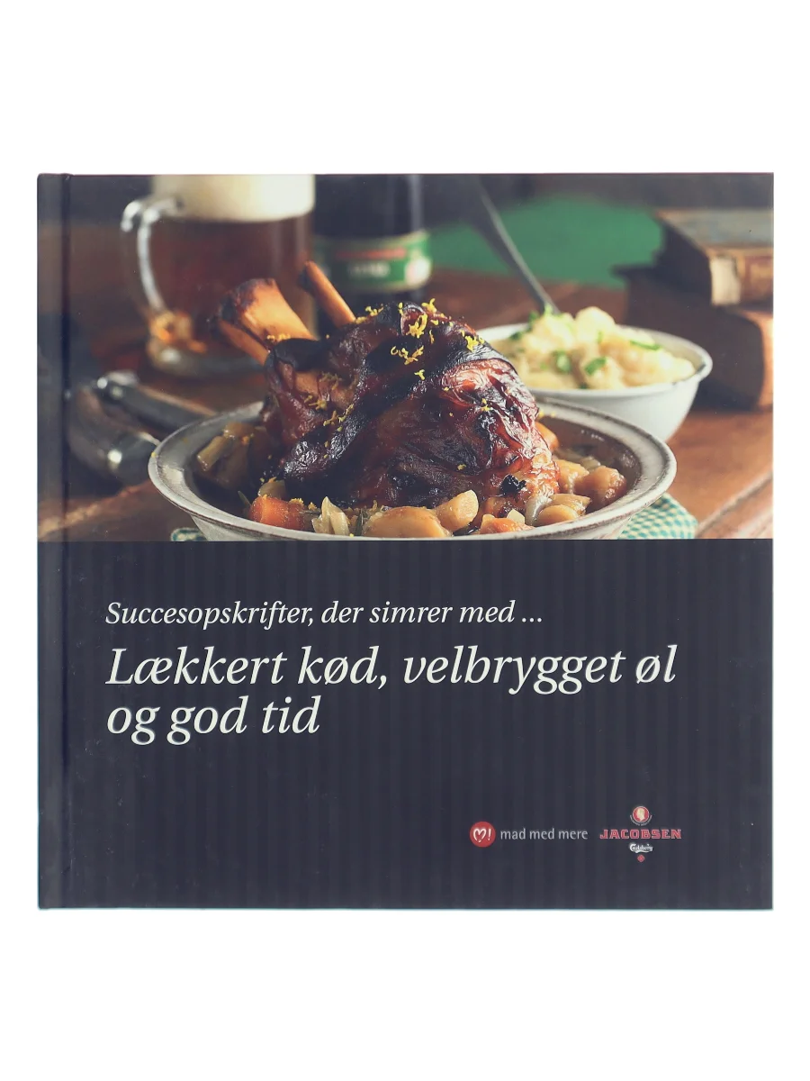 Forsiden af Lækkert kød, velbrygget øl og god tid af mad med mere
