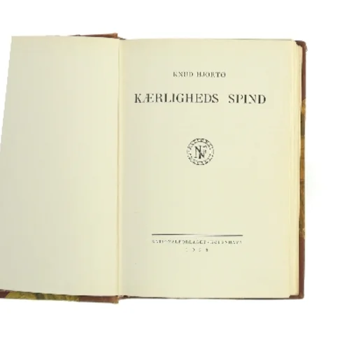Kærligheds spind af Knud Hjortø (Bog)