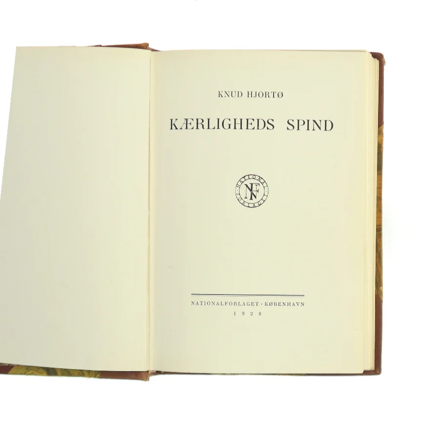 Kærligheds spind af Knud Hjortø (Bog)