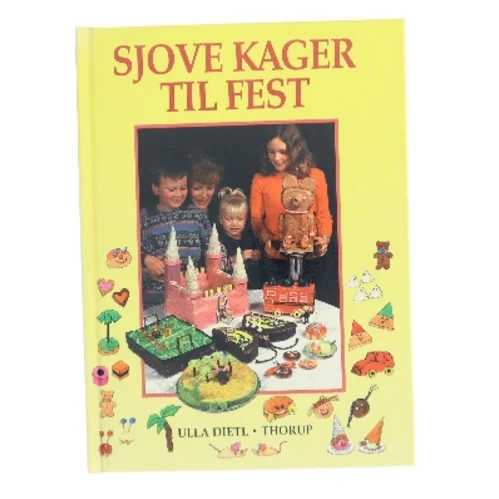 Sjove kager til fest af Ulla Dietl (Bog)