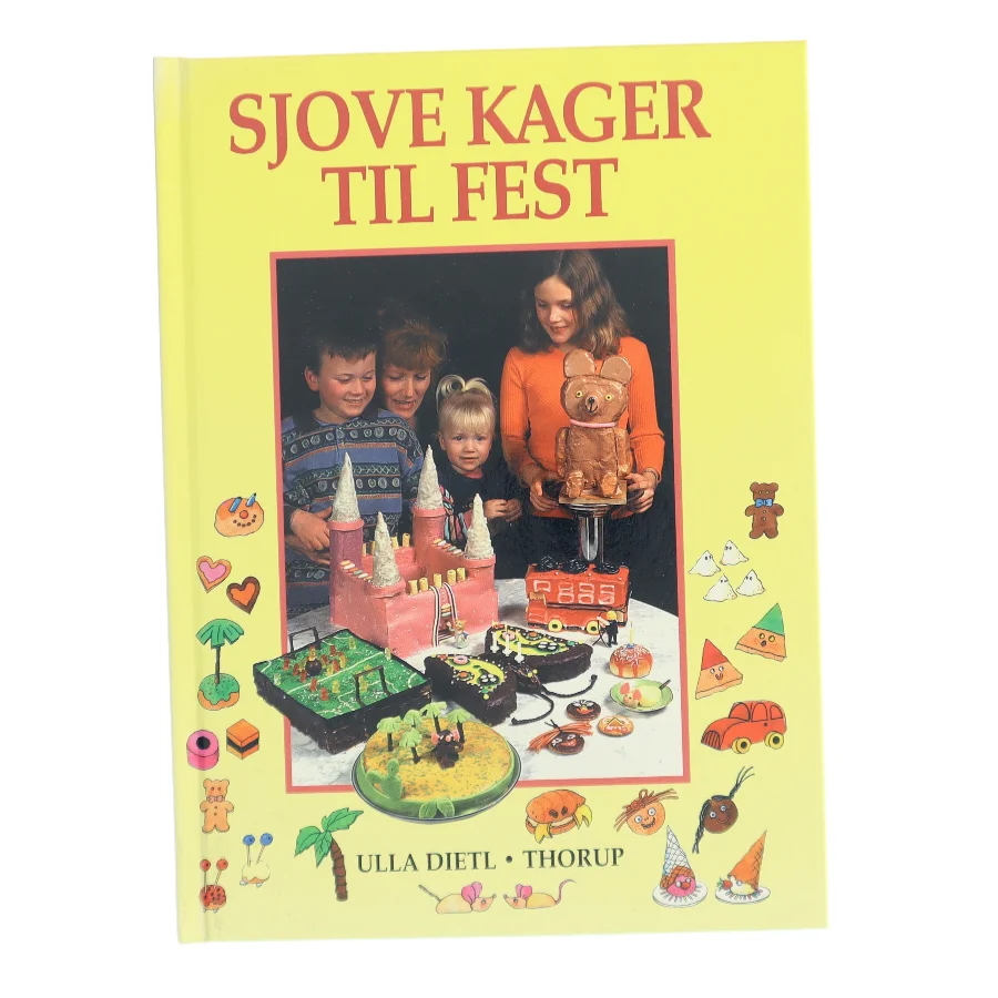Sjove kager til fest af Ulla Dietl (Bog)