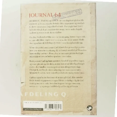 Journal 64 af Jussi Adler-Olsen (Bog)