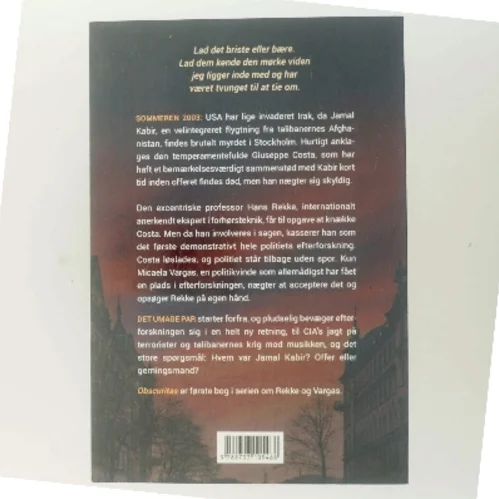 Obscuritas af David Lagercrantz (Bog)