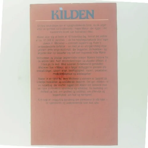 Kilden 4. Kampen af James A. Michener (Bog)