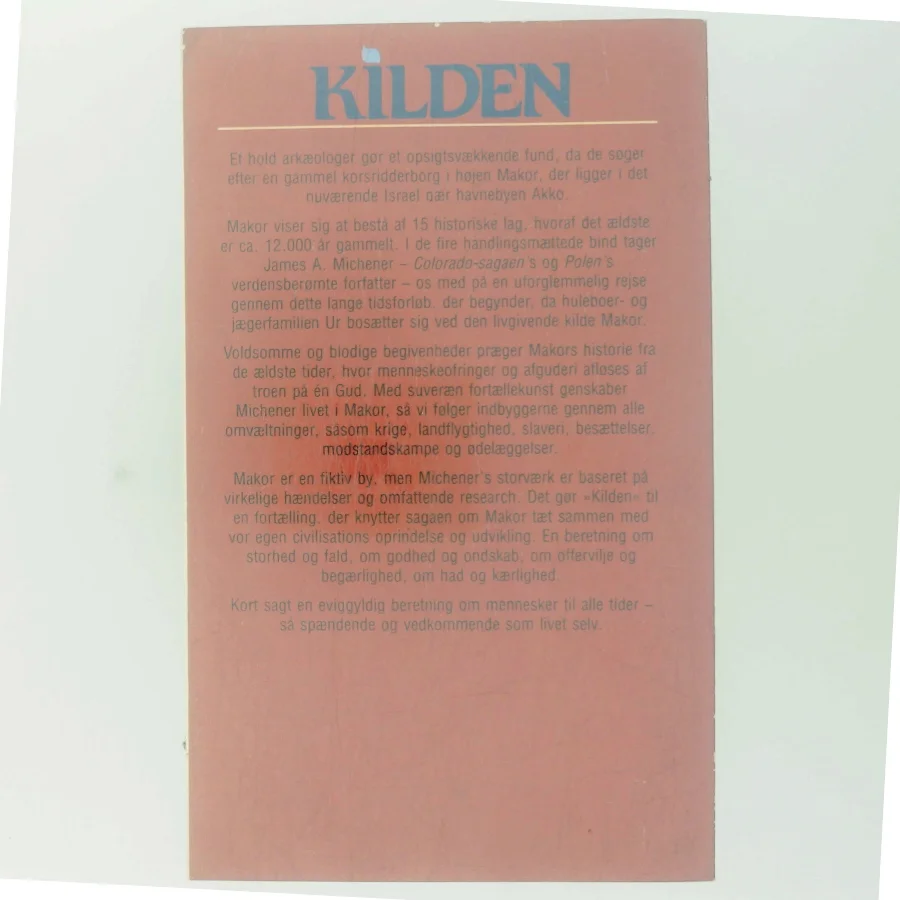 Kilden 4. Kampen af James A. Michener (Bog)
