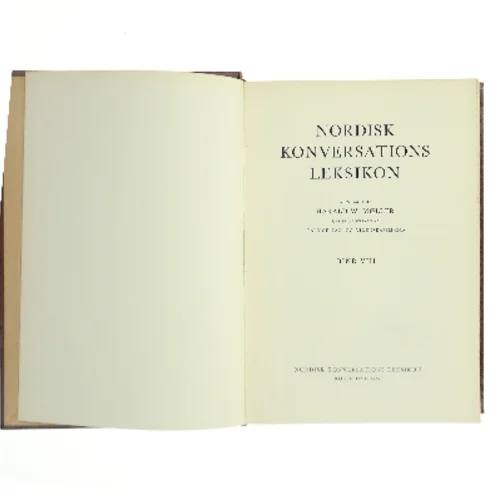 Nordisk Konversations Leksikon. Bind VIII af Harald M. Møller (Bog)