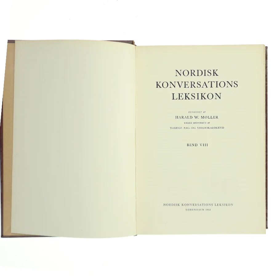 Nordisk Konversations Leksikon. Bind VIII af Harald M. Møller (Bog)