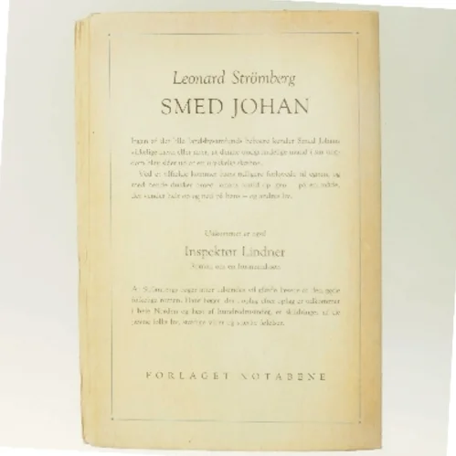 Smed Johan af Leonard Strömberg (Bog)