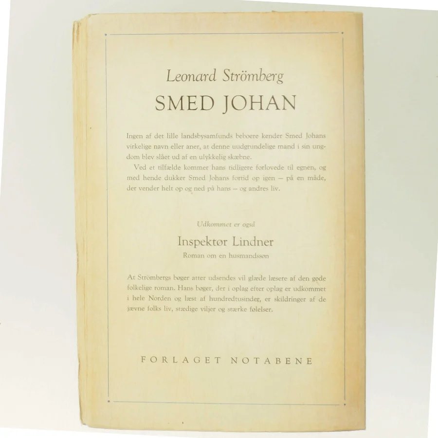 Smed Johan af Leonard Strömberg (Bog)