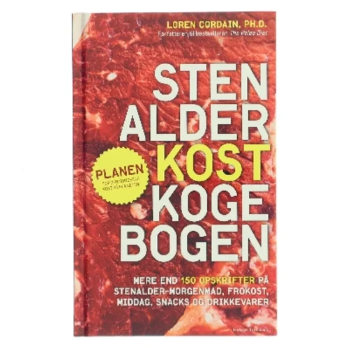 Stenalderkost kogebogen af Loren Cordain (Bog)