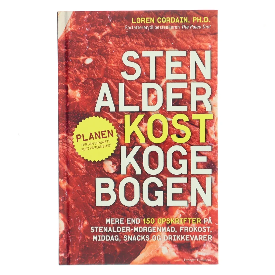 Stenalderkost kogebogen af Loren Cordain (Bog)
