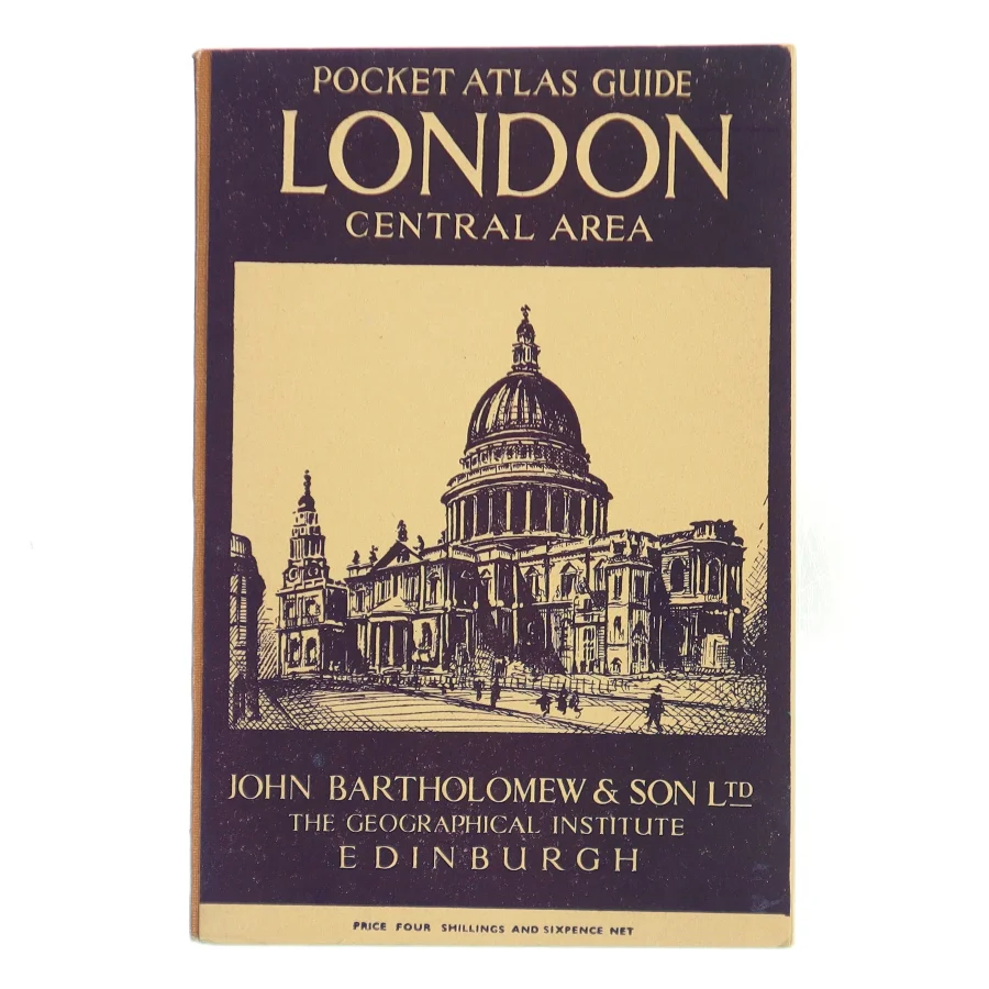 Pocket Atlas Guide London Central Area af John Bartholomew & Son Ltd. (Bog)