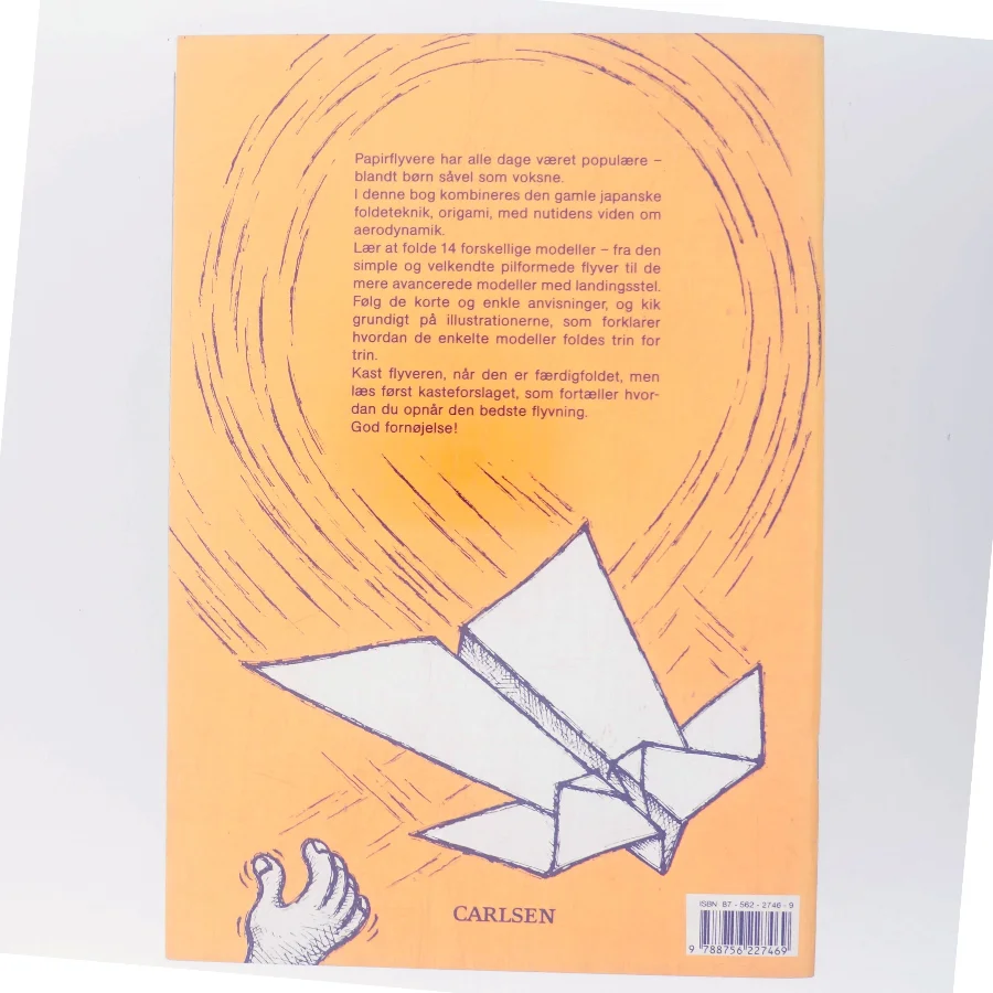 Papirflyvere : 14 sjove modeller af Carmel Morris (Bog)