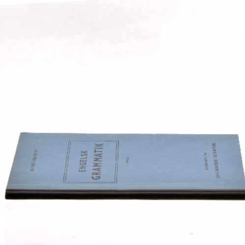 Engelsk grammatik af Alfred Bolbjerg (Bog)