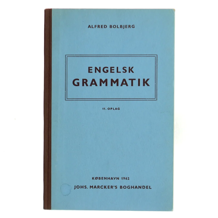 Engelsk grammatik af Alfred Bolbjerg (Bog)