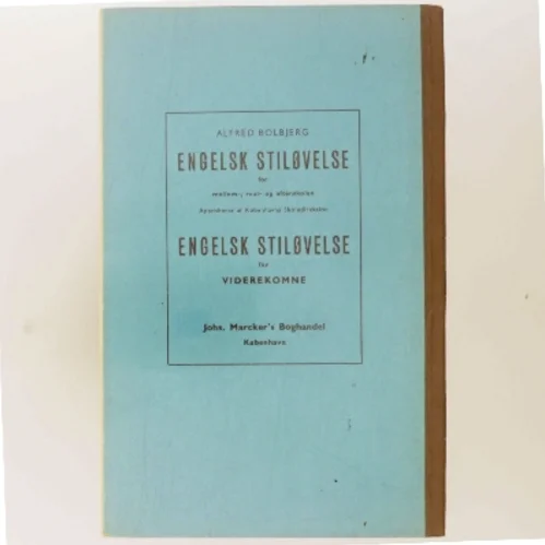 Engelsk grammatik af Alfred Bolbjerg (Bog)