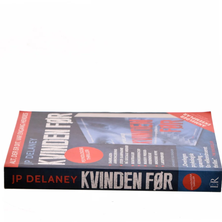 Kvinden før af JP Delaney (Bog)