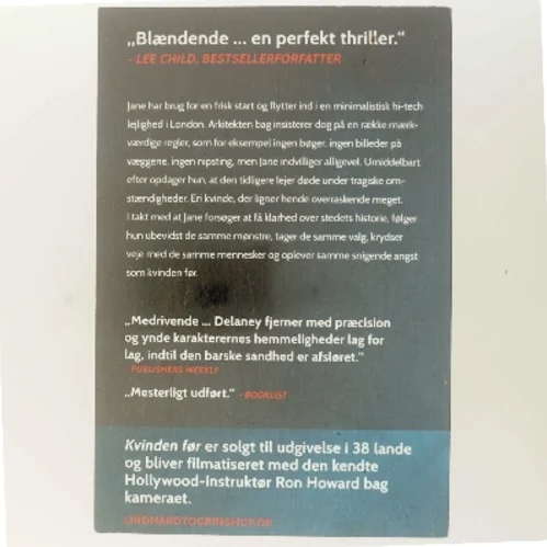 Kvinden før af JP Delaney (Bog)