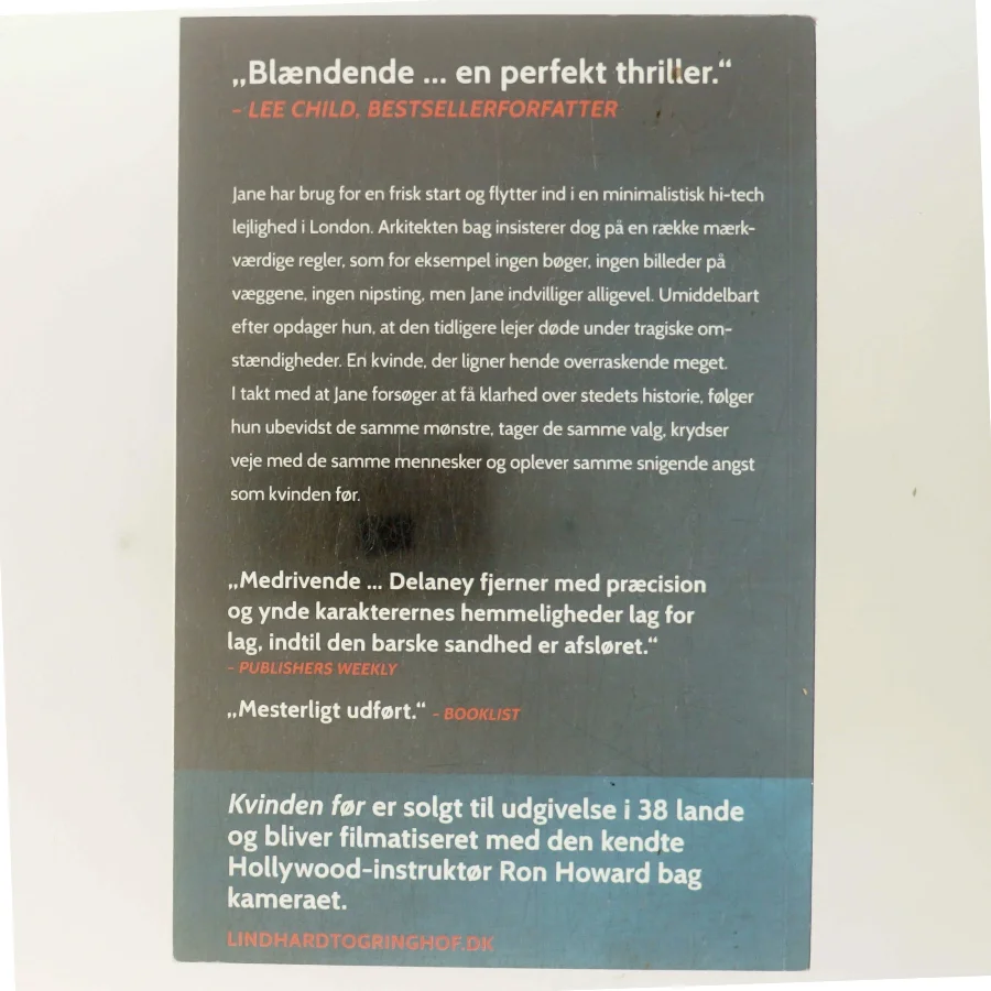 Kvinden før af JP Delaney (Bog)