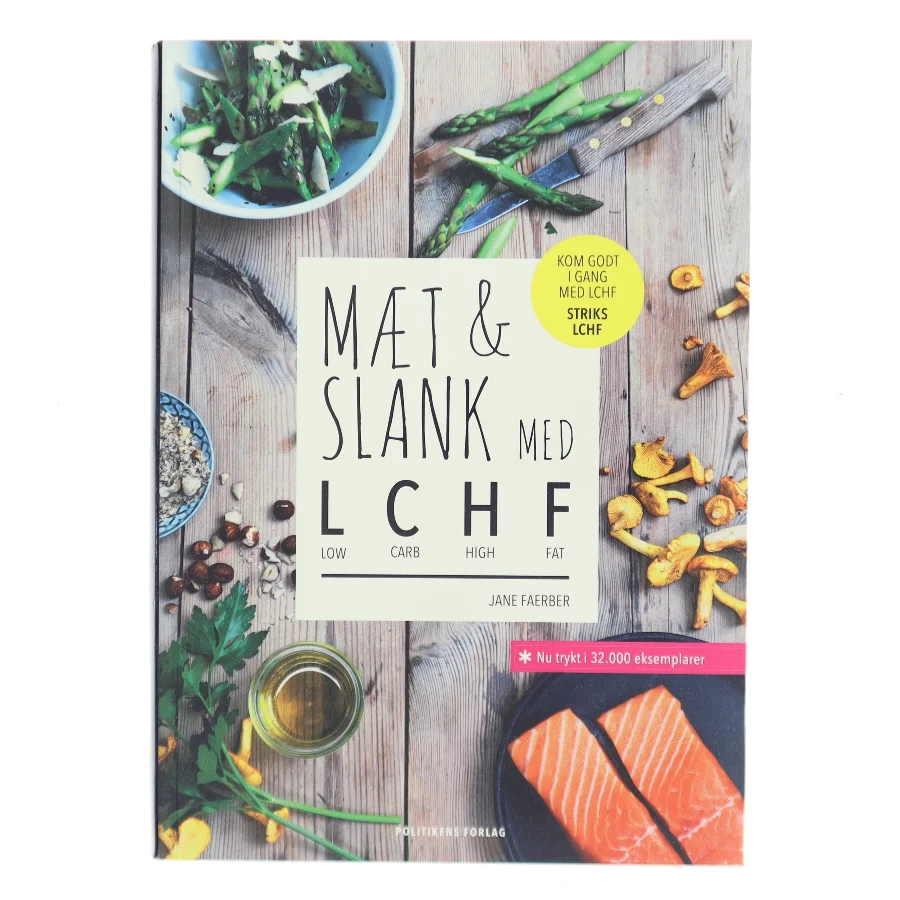 Mæt & slank med LCHF af Jane Faerber (Bog)