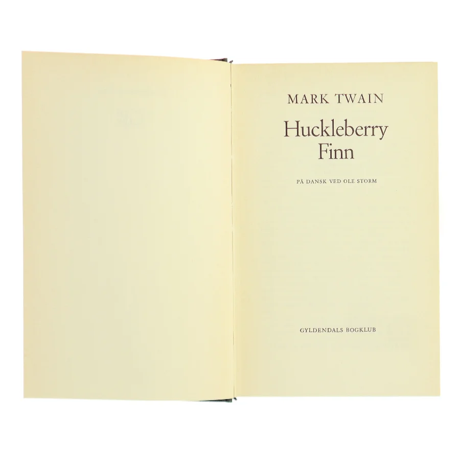 Huckleberry Finn af Mark Twain (Bog)