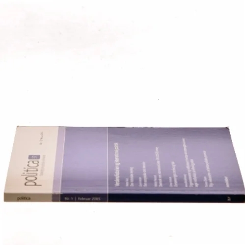 Verdenshistorien og international politik. Politica 37 nr. 1 februar 2005 (Bog)