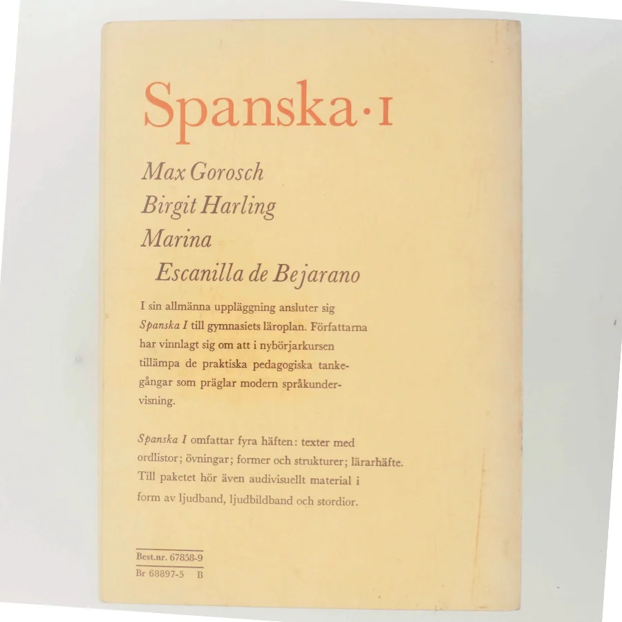 Former och strukturer till Spanska 1 (Bog)