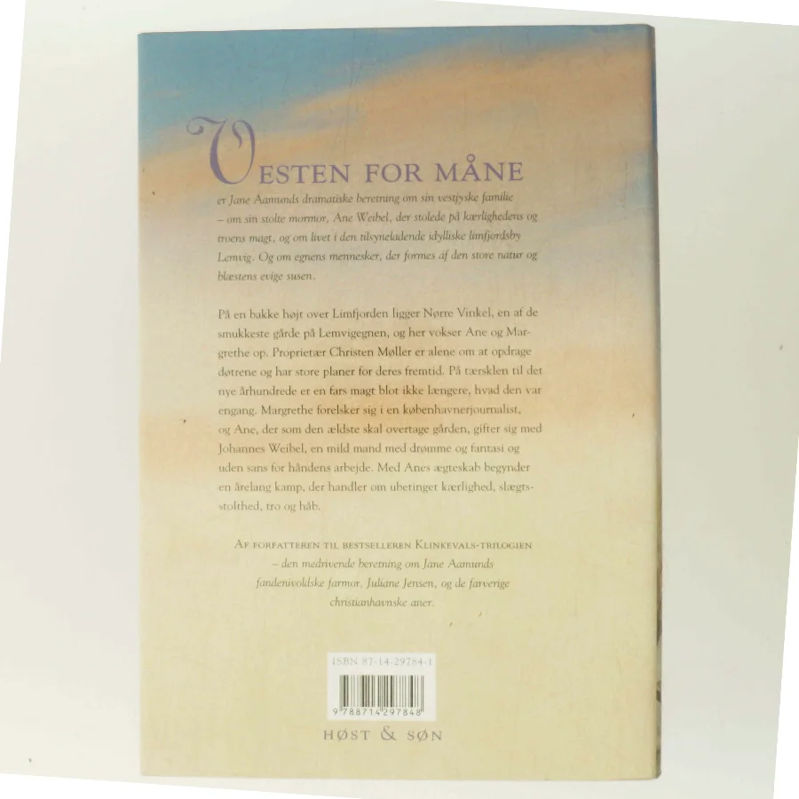 Vesten for måne af Jane Aamund (Bog)