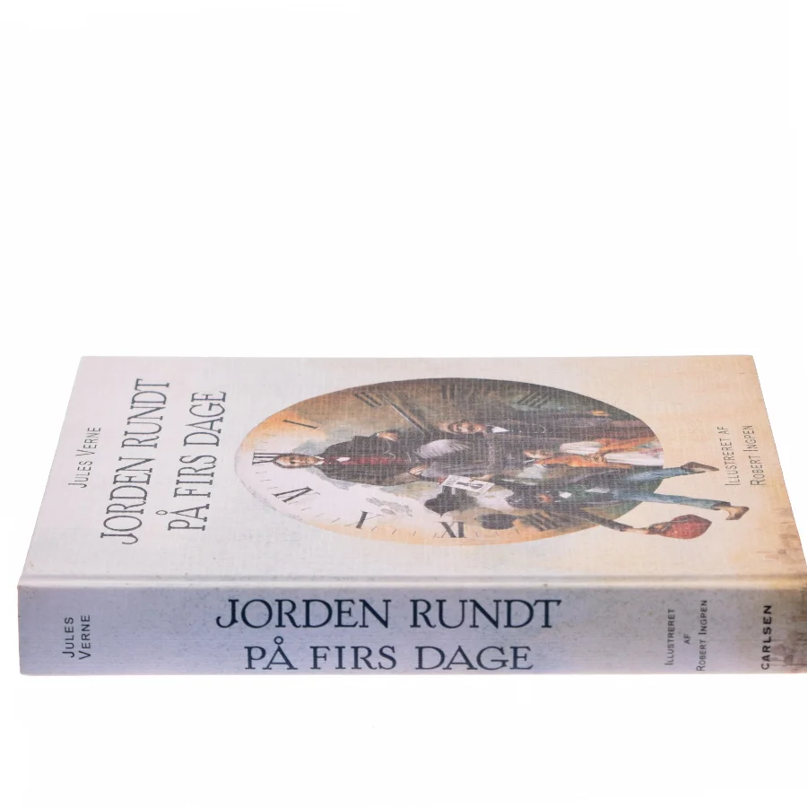 Jorden rundt på firs dage af Jules Verne (Bog)