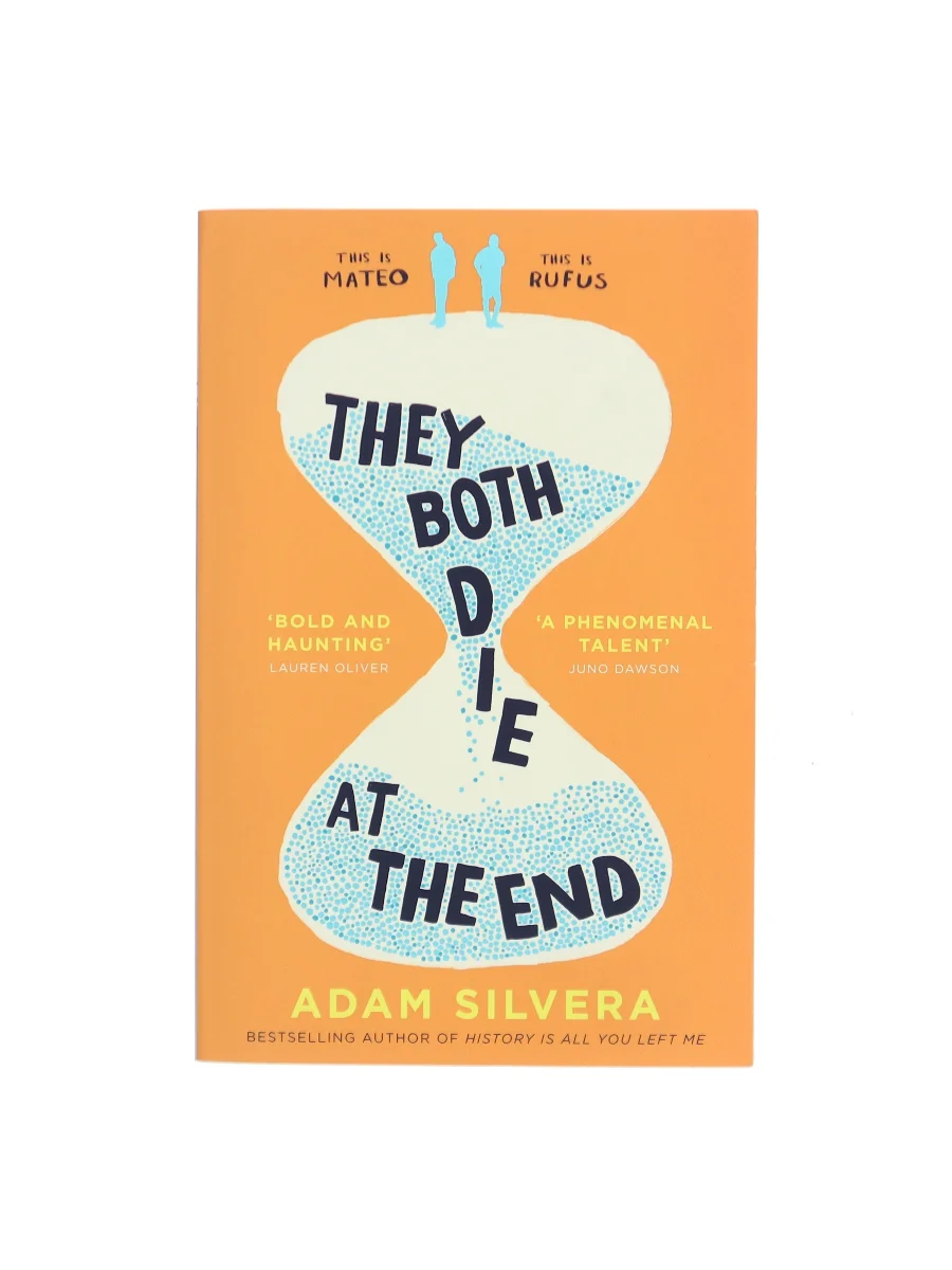 Forsiden af They Both Die at the End af Adam Silvera