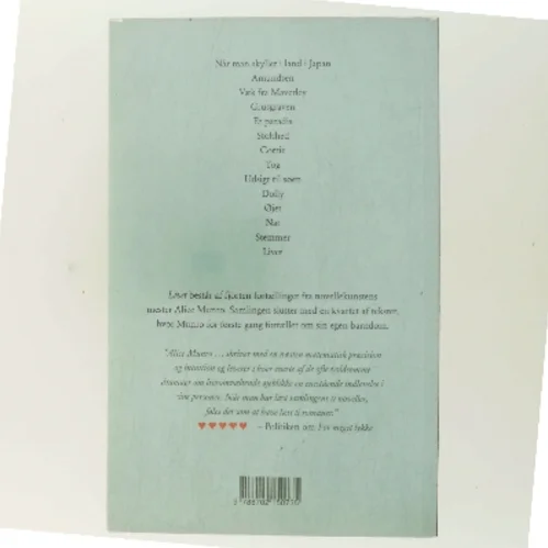 Livet : noveller af Alice Munro (Bog)