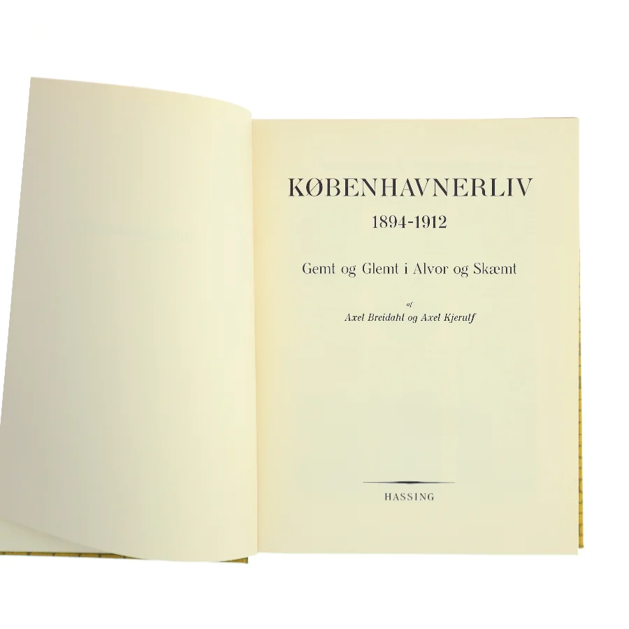 Københavnerliv 1894-1912 (Bog)