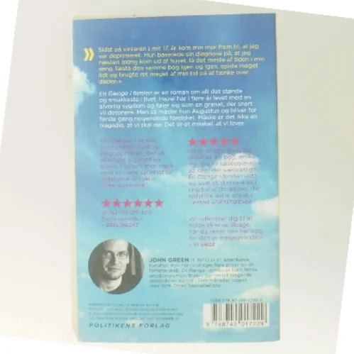 En flænge i himlen af John Green (f. 1977) (Bog)